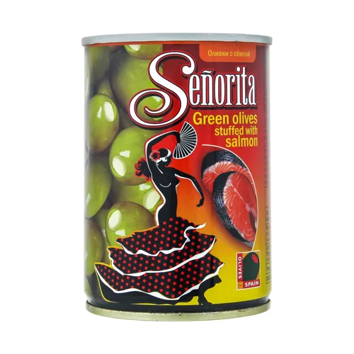 Оливки з сьомгою Senorita з/б 280г