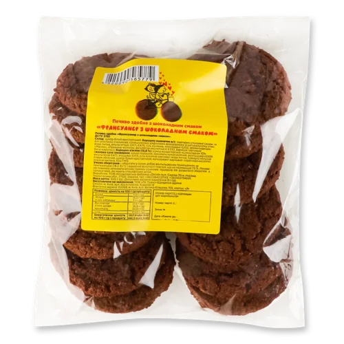Печиво Здобне Франсуанер З Шоколадним Смаком, в/ґ, 300г