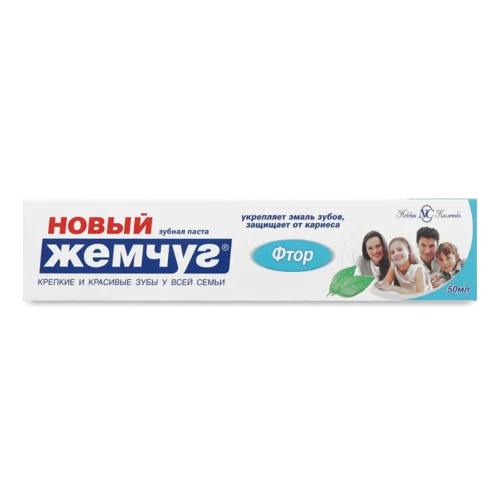 Зубна Паста Фтор Новый Жемчуг, 50мл, в/ґ