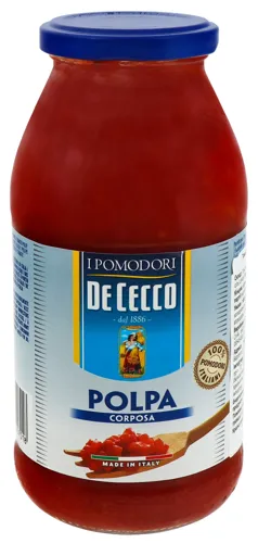 М'якоть томатна пастеризована De Cecco с/б 510г