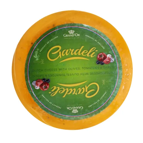 Сир 50% голландський з оливками і томатами Grand`Or кг