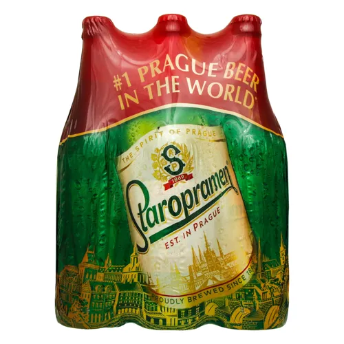 Пиво 6х0.5л 4.2% світле пастеризоване Staropramen пл