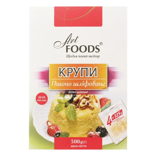 Пшоно шліфоване Art Foods к/у 500г