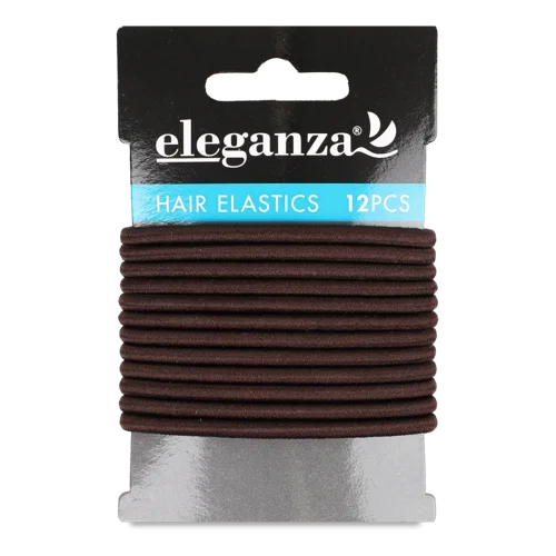 Резинка Для Волосся Eleganza №CY4652840, 12шт, в/ґ