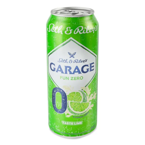 Пиво Seth&Riley`s Garage Fun Zero №0 Lime безалкогольне 0,5л