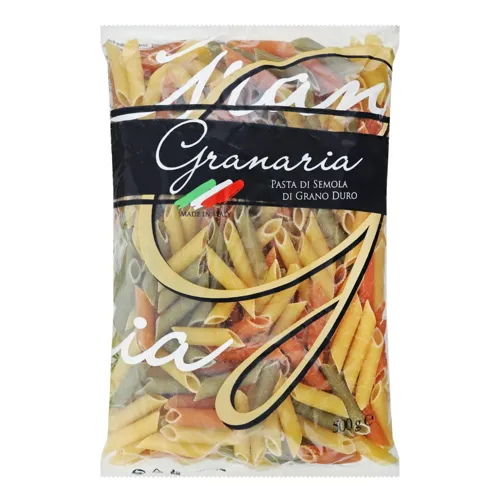 Макаронні вироби Granaria Пера ребристі трьохколірні Penne 500г