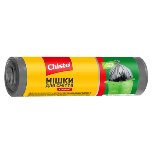 Пакети для сміття Chisto Strong 240л 5шт