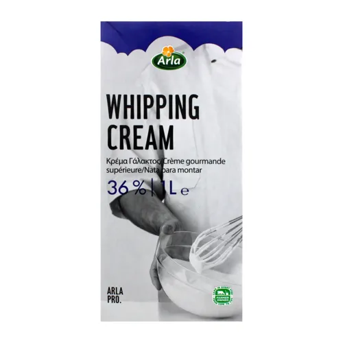 Вершки Arla з коров'ячого молока 36%, 1000мл х6