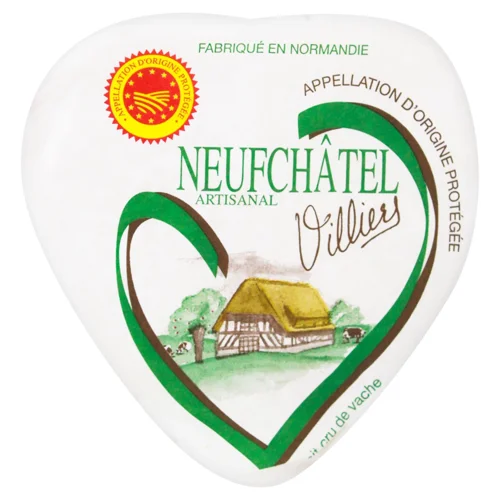 Сир Villiers Neufchatel Heart Aop 45% 200г