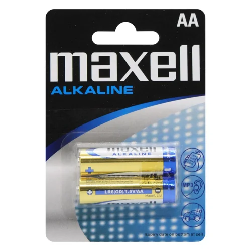 Батарейка Maxell alkaline LR6 AA 2шт