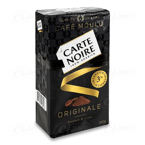 Кава мелена Carte Noire Crema Originale натуральна смажена, 250г