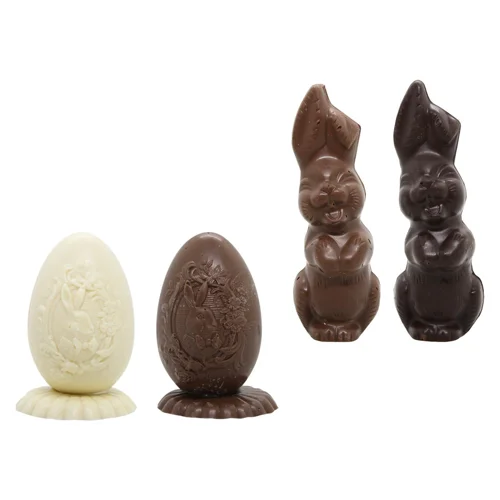 Фігурні вироби із шоколаду в асортименті