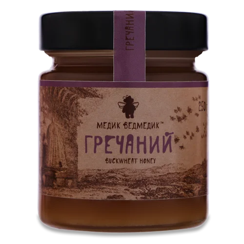 Мед Гречаний, Вищого Ґатунку, С/Б 250г