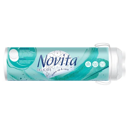 Диски ватні Novita Delicate косметичні 100шт