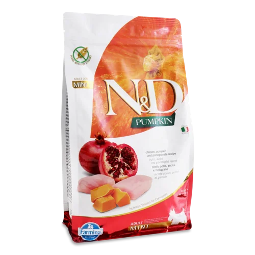Корм Сухий для Дорослих Mini Chicken & Pomegranate N&D Pumpkin В/ґ, 800г