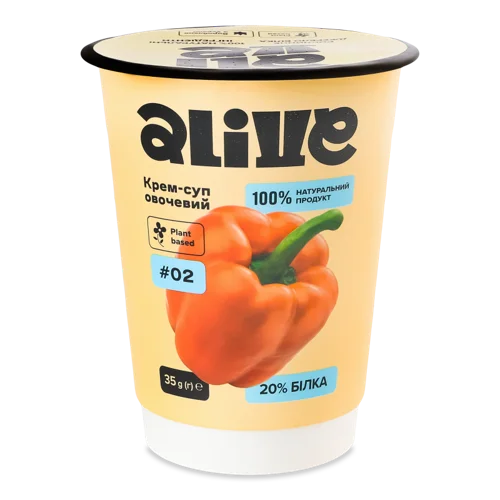 Крем-Суп Овочевий Швидкого Приготування Alive, ст 35г