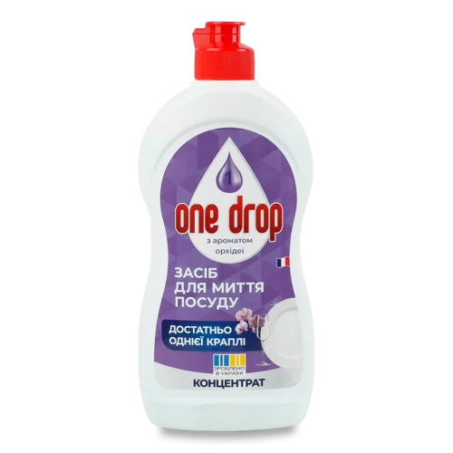 Засіб для Миття Посуду з Ароматом Орхідеї, One Drop, 500мл