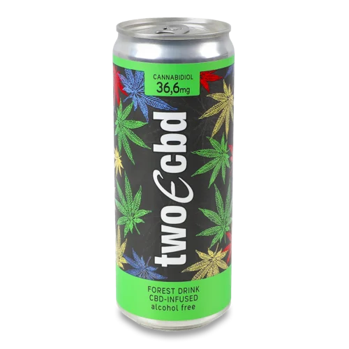 Енергетичний Напій Безалкогольний Сильногазований З Додаванням Вітамінів Forest Drink Two, з/б 330мл