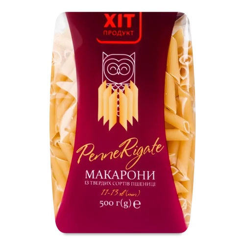 Макаронні Вироби Penne Rigate В/Ґ, 500г