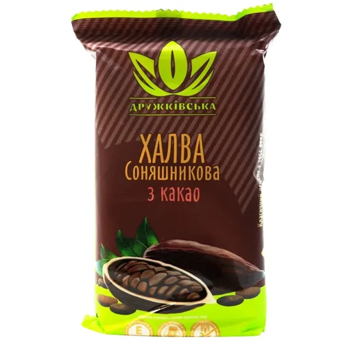 Халва Дружківська соняшникова з какао 300г