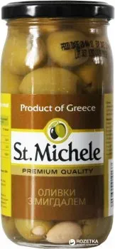 Оливки St.Michele з мигдалем 380г