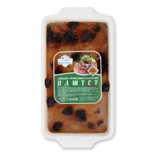 Паштет Мусовий З Чорносливом Запечений, в/ґ, 1 кг