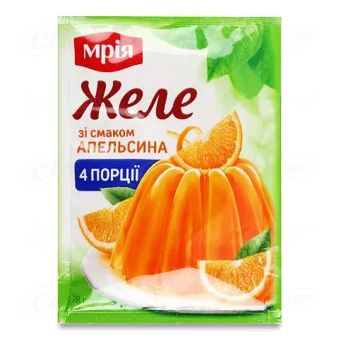 Желе Мрія зі смаком апельсина 90г