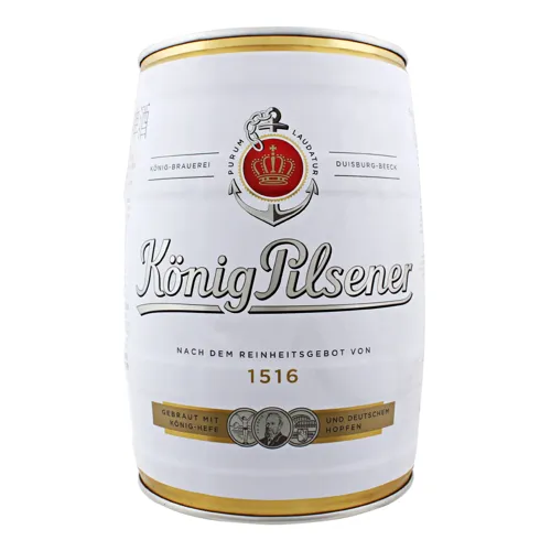 Пиво світле 4,9% 5л ж/б Кьоніг Пілснер