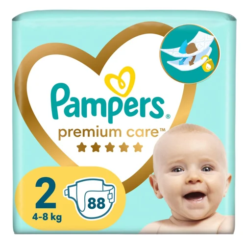 Підгузки Pampers Premium Care Mini 2 4-8кг 88шт