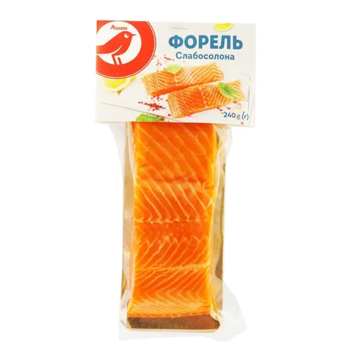 АШАН Форель шматочками сиров'ялене 240г