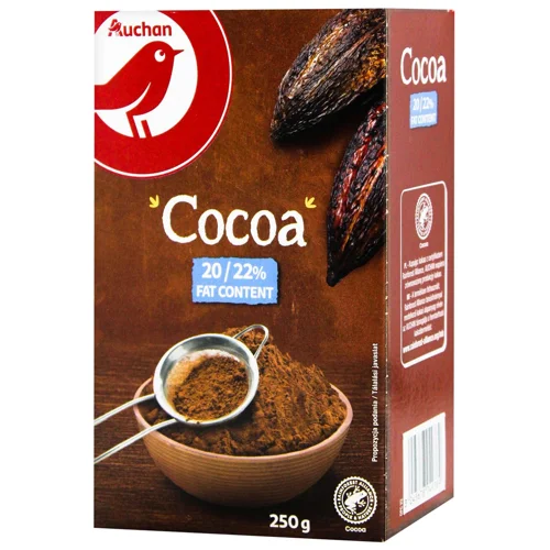 Какао Auchan 20-22% 250г