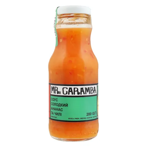 Соус солодкий Ананас і чилі Mr.Caramba 280г