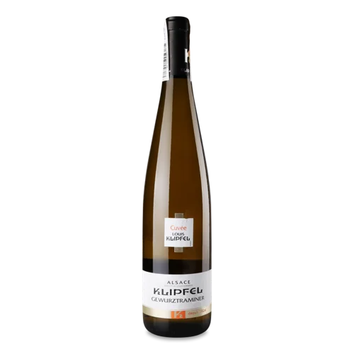 Вино Біле Напівсолодке Klipfel Gewurztraminer Cuvée Louis, в/ґ, 0.75л, 14.5%