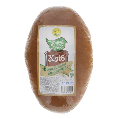 Хліб Волинський пшеничний Живий хліб Полісся 600г