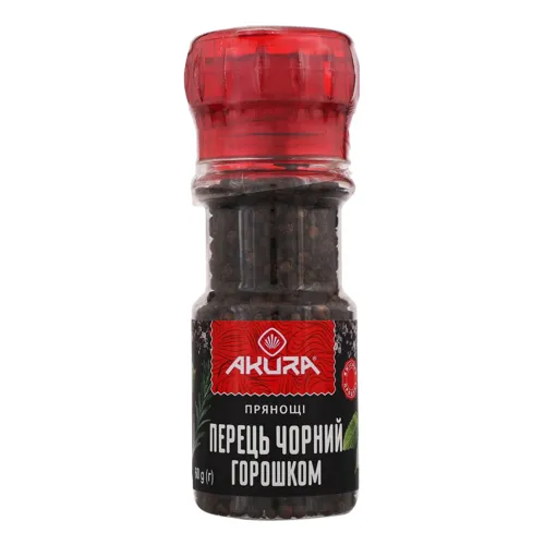 Перець чорний горошком Akura с/б 60г
