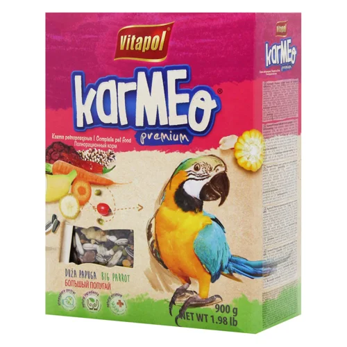Корм для великих папуг Vitapol Karmeo Premium 900г