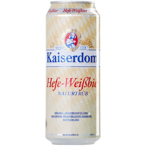 Пиво Kaiserdom Hefe-Weisbier світле нефільтроване 4,7% 0,5л