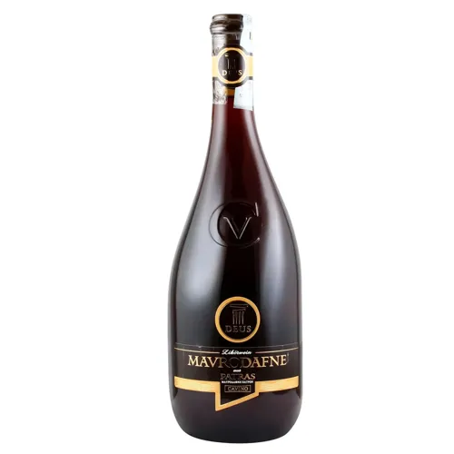 Вино Deus Mavrodafne Patras Cavino червоне солодке 15% 0,75л