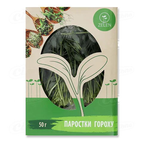 Паростки гороху Zelen 50г