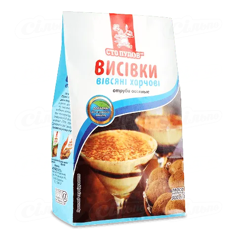 Висівки вівсяні Сто Пудів, 300г