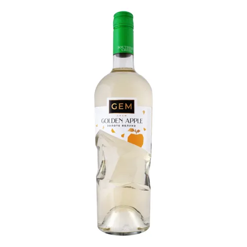 Напій винний 0.75л 6.9% білий напівсолодкий ароматизований газований Golden Apple Gem
