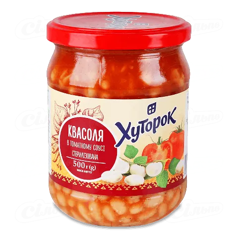 Квасоля Господарочка у томатному соусі, 500г