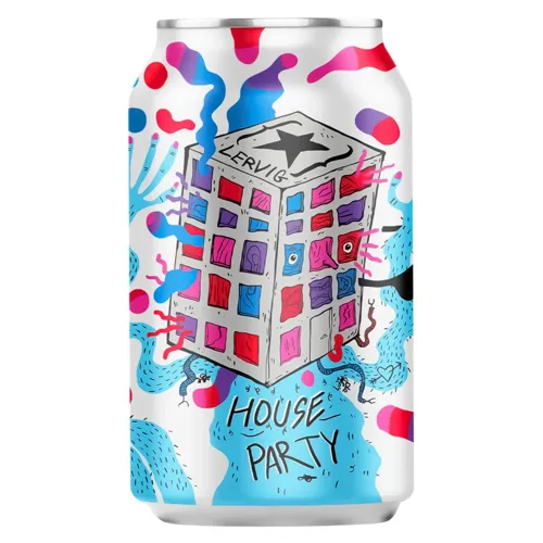 Пиво Lervig House Party світле нефільтроване 4% 0,33л