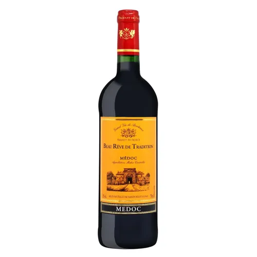 Вино Beau Reve de Tradition Medoc червоне сухе 12% 0,75л