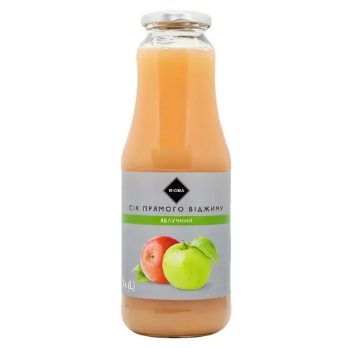 Сік Rioba яблучний неосвітлений 1л