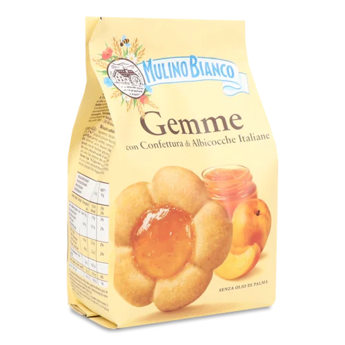 Печиво Mulino Bianco Gemme З Абрикосовим Джемом, 200г