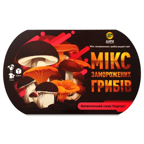 Гриби Дари Гуцульщини ЛТ мікс лоток,350г