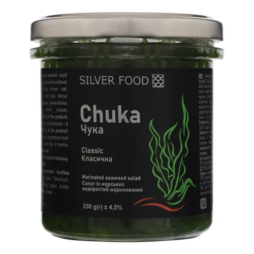 Салат з морських водоростей Чука класична Silver Food 250г