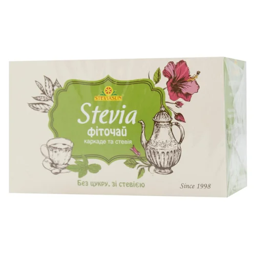 Фіточай Steviasun каркаде и стевія 1,5г*20шт