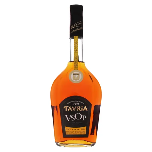 Коньяк 0.5л 42% П'ять зірок V.S.O.P. Tavria пл
